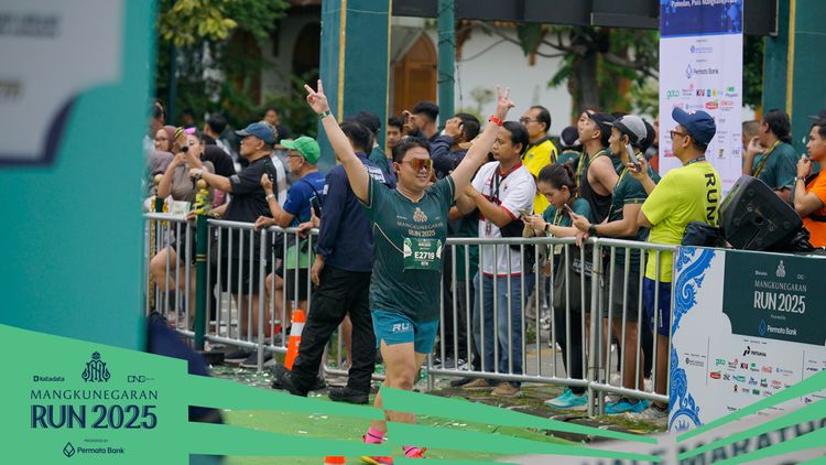 Race photo from Mangkunegaran Run 2025