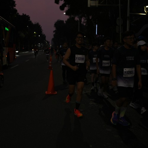 Race photo from KEMLU RUN 2026