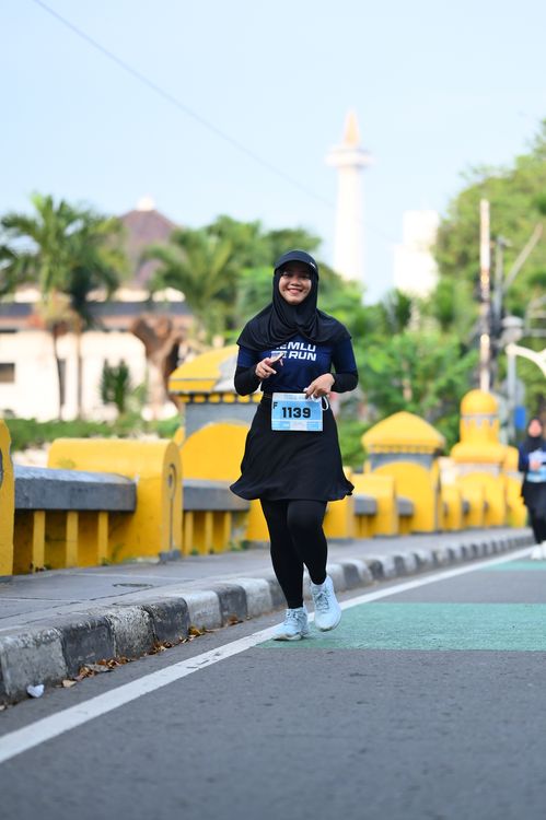 Race photo from KEMLU RUN 2025