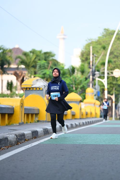Race photo from KEMLU RUN 2025