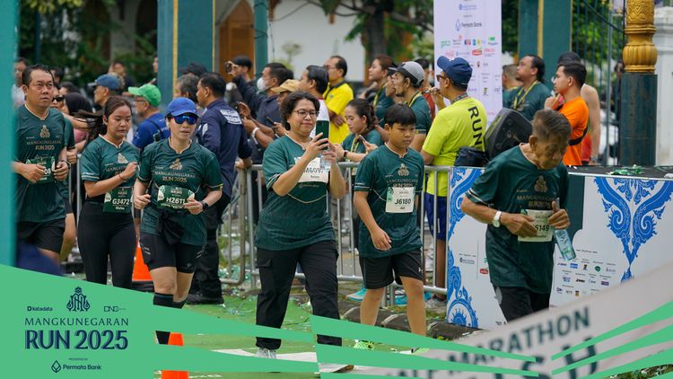Race photo from Mangkunegaran Run 2025