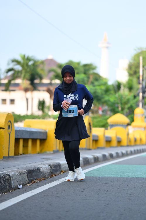 Race photo from KEMLU RUN 2025