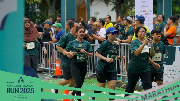 Race photo from Mangkunegaran Run 2025