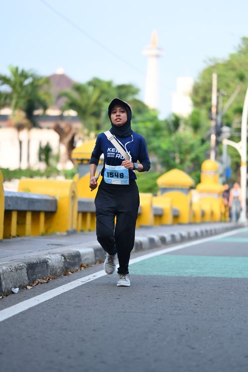 Race photo from KEMLU RUN 2025