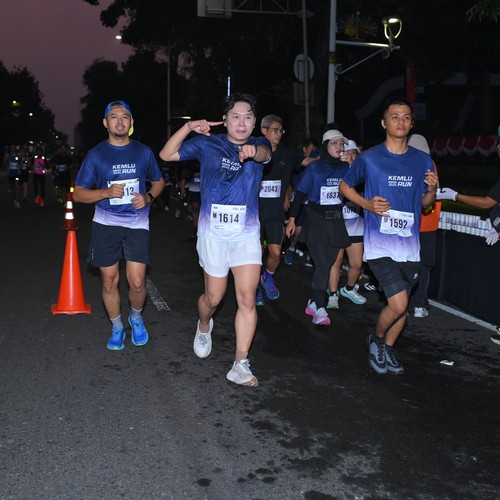Race photo from KEMLU RUN 2026