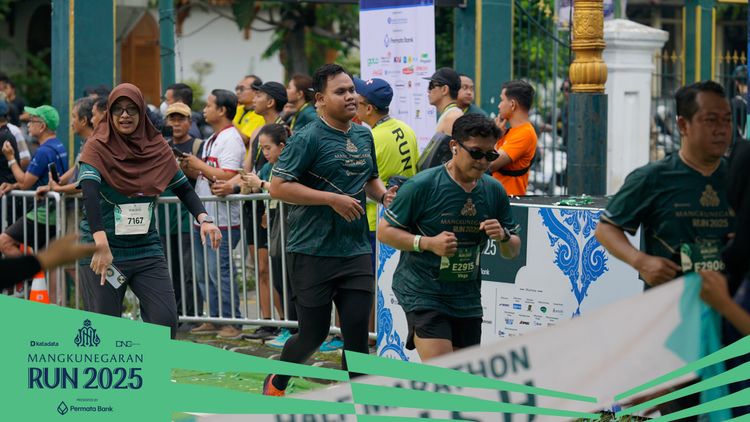 Race photo from Mangkunegaran Run 2025