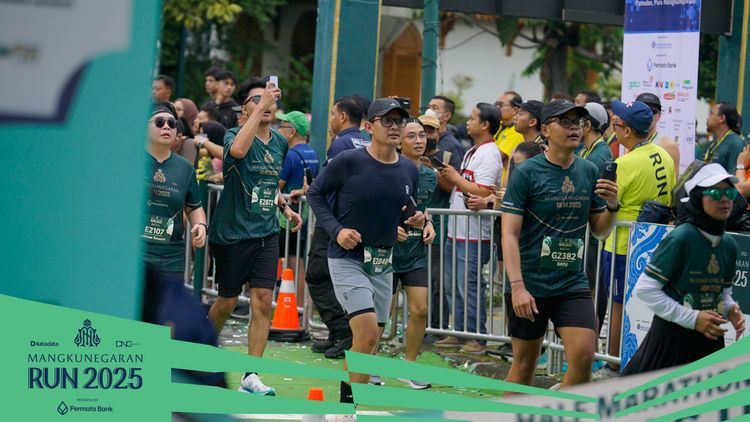 Race photo from Mangkunegaran Run 2025