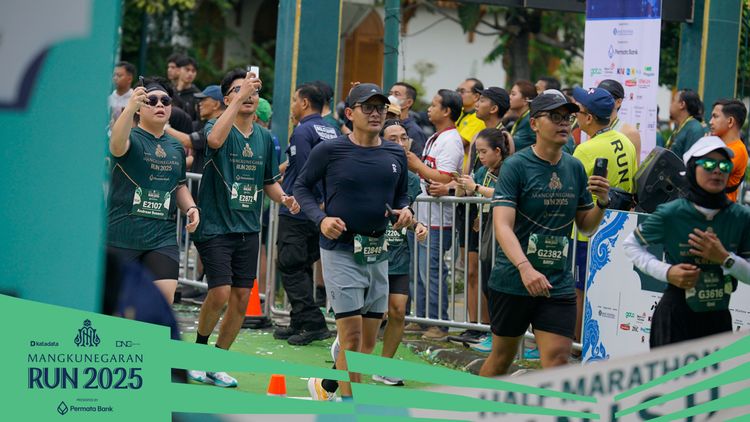 Race photo from Mangkunegaran Run 2025