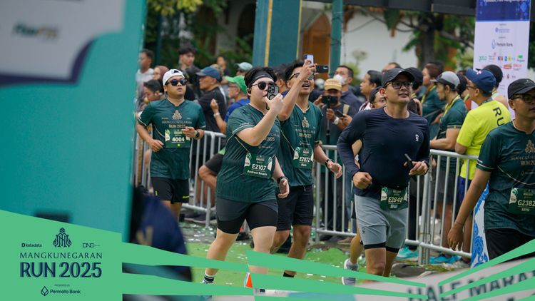 Race photo from Mangkunegaran Run 2025