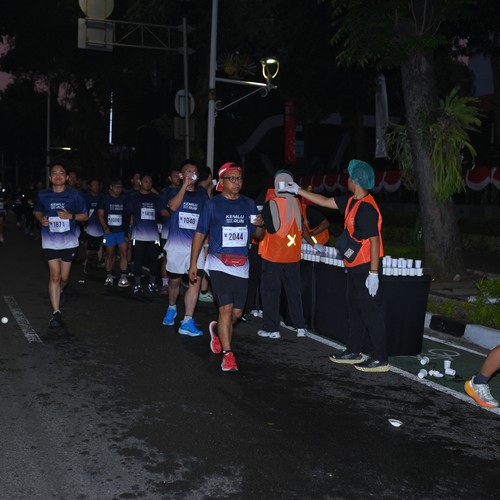 Race photo from KEMLU RUN 2026