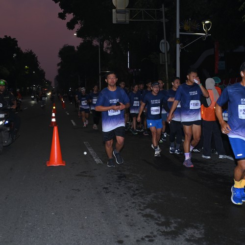 Race photo from KEMLU RUN 2026