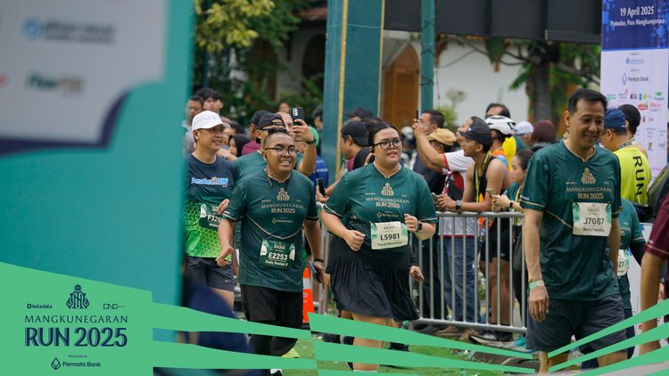 Race photo from Mangkunegaran Run 2025