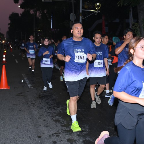 Race photo from KEMLU RUN 2026