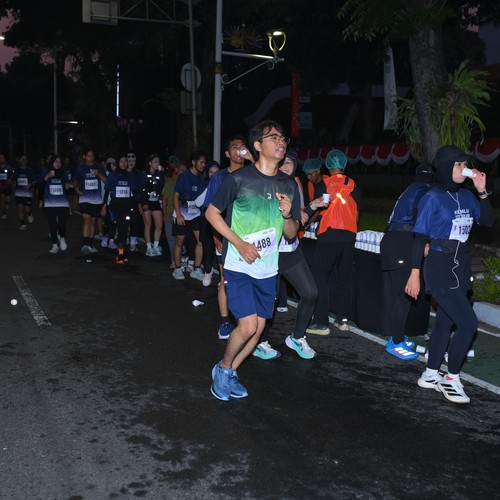 Race photo from KEMLU RUN 2026