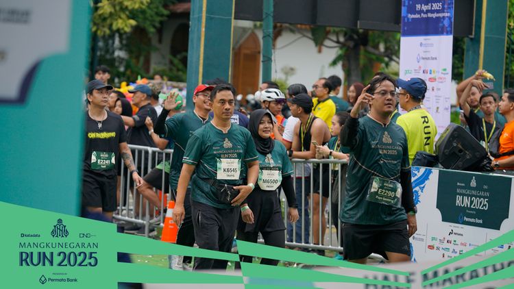 Race photo from Mangkunegaran Run 2025