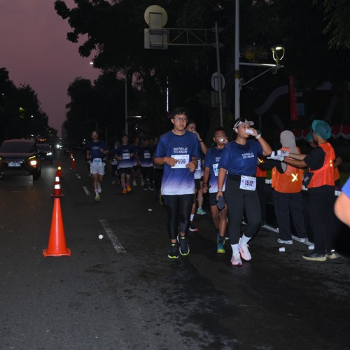 Race photo from KEMLU RUN 2026