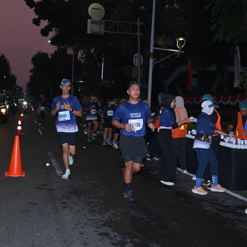 Race photo from KEMLU RUN 2026