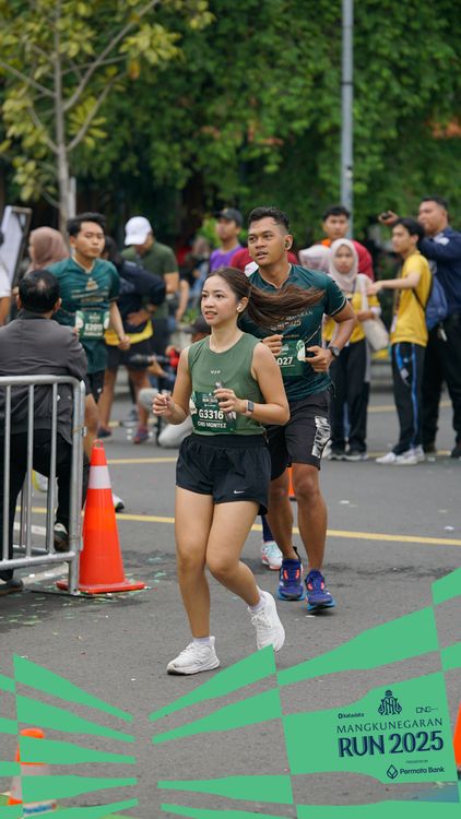 Race photo from Mangkunegaran Run 2025