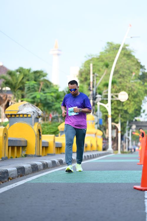 Race photo from KEMLU RUN 2025