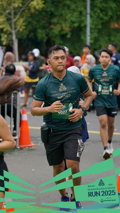Race photo from Mangkunegaran Run 2025