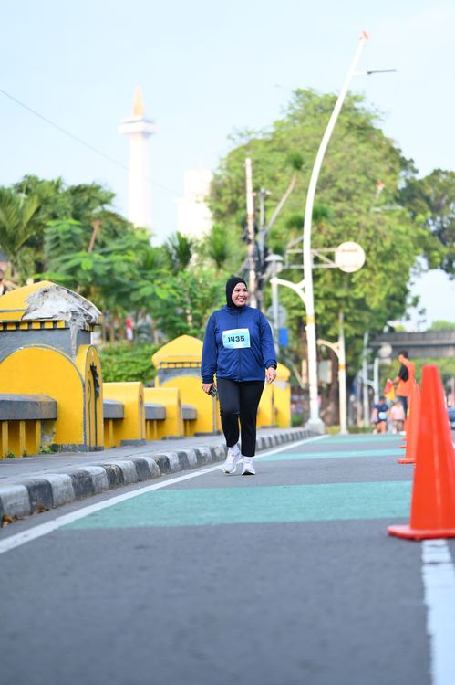 Race photo from KEMLU RUN 2025