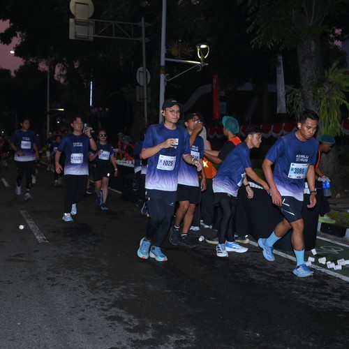Race photo from KEMLU RUN 2026