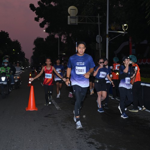 Race photo from KEMLU RUN 2026