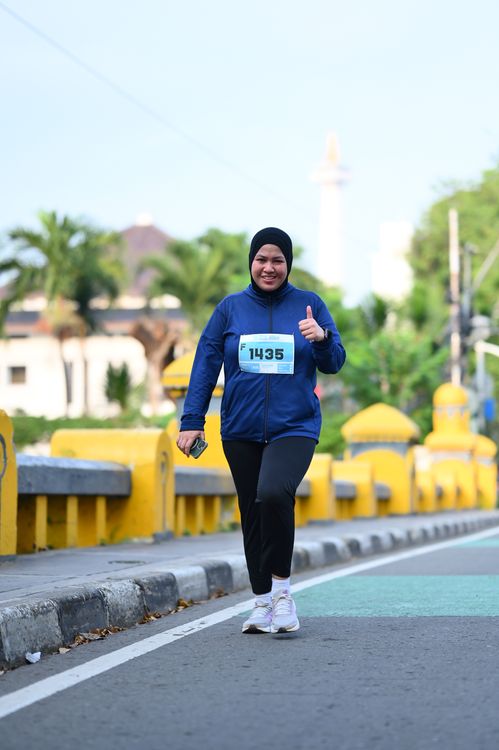 Race photo from KEMLU RUN 2025