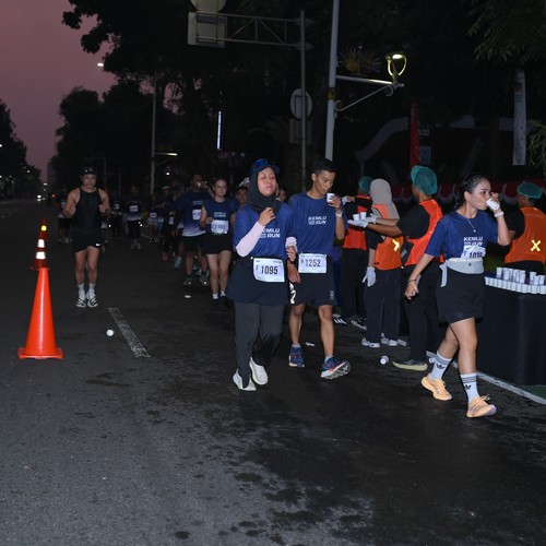 Race photo from KEMLU RUN 2026