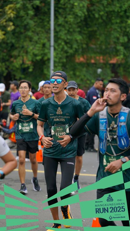 Race photo from Mangkunegaran Run 2025