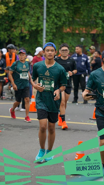 Race photo from Mangkunegaran Run 2025