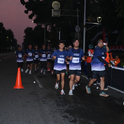 Race photo from KEMLU RUN 2026