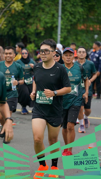 Race photo from Mangkunegaran Run 2025