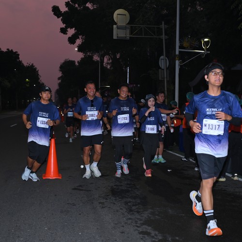 Race photo from KEMLU RUN 2026
