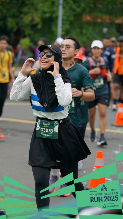 Race photo from Mangkunegaran Run 2025