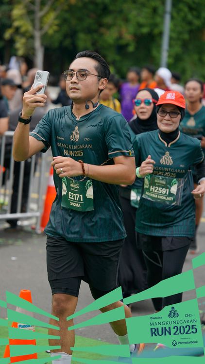 Race photo from Mangkunegaran Run 2025