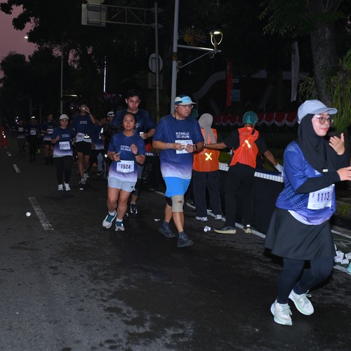 Race photo from KEMLU RUN 2026