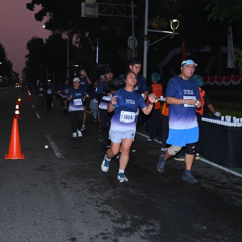Race photo from KEMLU RUN 2026