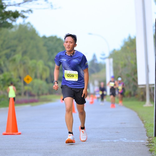 Race photo from BOGORUN 2026