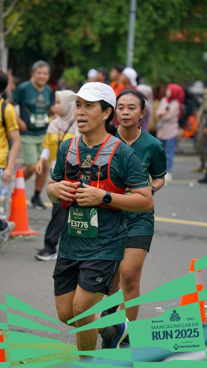 Race photo from Mangkunegaran Run 2025