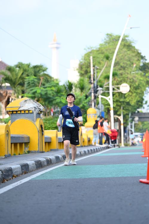 Race photo from KEMLU RUN 2025