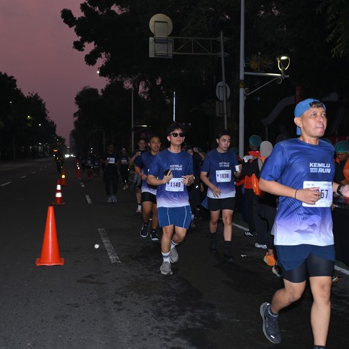 Race photo from KEMLU RUN 2026