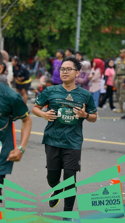 Race photo from Mangkunegaran Run 2025