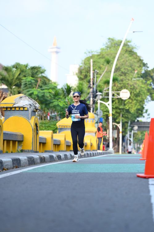 Race photo from KEMLU RUN 2025