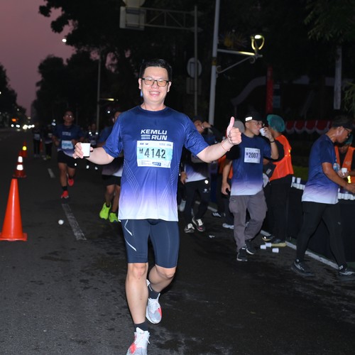 Race photo from KEMLU RUN 2026