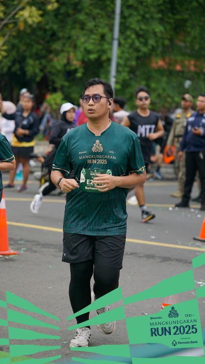 Race photo from Mangkunegaran Run 2025