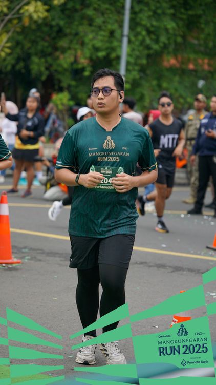 Race photo from Mangkunegaran Run 2025