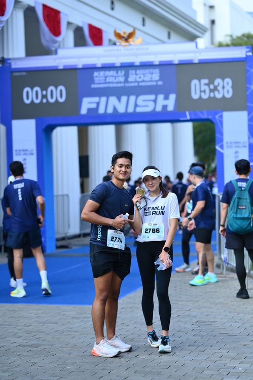 Race photo from KEMLU RUN 2025