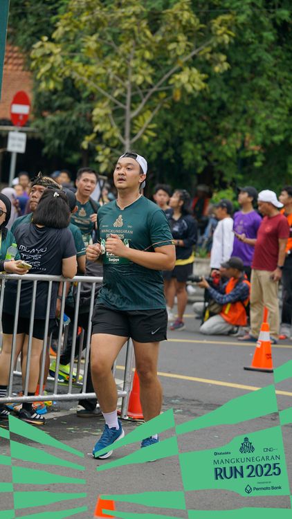 Race photo from Mangkunegaran Run 2025