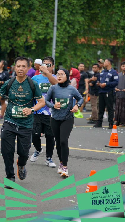 Race photo from Mangkunegaran Run 2025